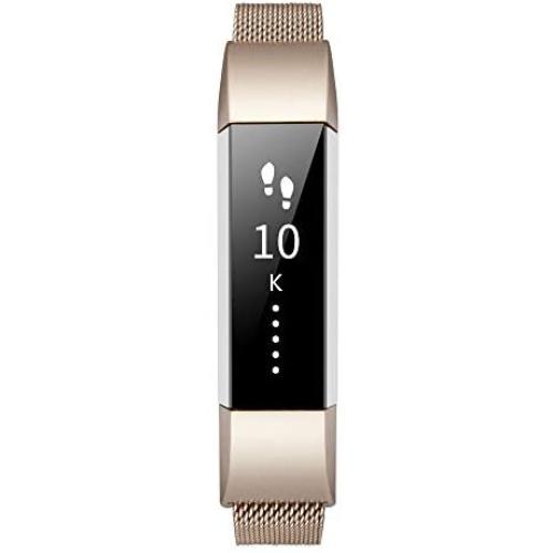 TOMALL Metal Bands Compatible for Fitbit Alta HR,Stainless Steel Metal Replacement Bands for Women Men