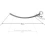BenQ e-Reading LED Desk Lamp with Swing Arm, Auto-Dimming and Hue Adjustment, No Screen Glare, Eye Care, Perfect for Designers, Engineers, Architects, Reading, Office - Silver (AR15_D Silver)