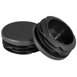 Prescott Plastics 1 1/4 Inch Round Plastic Plug, Pipe Tubing End Cap, Durable Chair Glide (20)