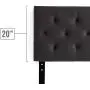 LUCID Mid-Rise Upholstered Headboard - Adjustable Height from 34” to 46”, King/Cal King, Charcoal LUCID Mid-Rise Upholstered Headboard - Adjustable Height from 34” to 46”, King/Cal King, Charcoal