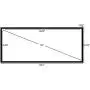 Silver Ticket Products STR Series 6 Piece Home Theater Fixed Frame 4K / 8K Ultra HD, HDTV, HDR & Active 3D Movie Projection Screen, 2.35:1 Format, 138'' Diagonal, White Material STR-235138 Silver Ticket Products STR Series 6 Piece Home Theater Fixed Frame 4K / 8K Ultra HD, HDTV, HDR & Active 3D Movie Projection Screen, 2.35:1 Format, 138'' Diagonal, White Material STR-235138