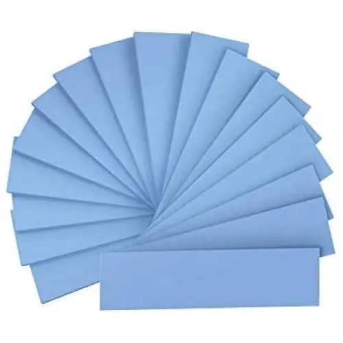 A ADWITS [ 16-Pack ] 1.0mm Thermal Conductive Silicone Pads, Soft Safe Simple to Apply for SSD CPU GPU LED IC Chipset Cooling -Blue