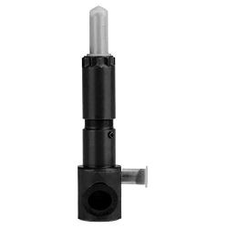 Full Metal Black Fuel Injectors Compatical for Auto Kipor 186F 186FA 186FAE 418CC Fuel Replacement Injector Fuel System Replacement Parts Quality Steel Material