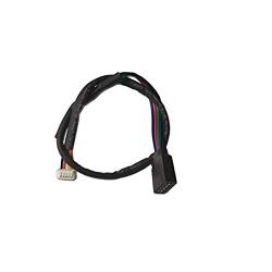 for AM4 RGB Cable for Wraith Spire RGB LED Light Socket AM4 4-Pin Connector CPU Cooler Fan (Cable Length: 12”)