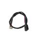 for AM4 RGB Cable for Wraith Spire RGB LED Light Socket AM4 4-Pin Connector CPU Cooler Fan (Cable Length: 12”)