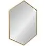 Kate and Laurel McNeer Hexagon Metal Frame Wall Mirror with Gold Finish for Bathrooms, Entryways, Bedrooms, and More, 31x22-inches Kate and Laurel McNeer Hexagon Metal Frame Wall Mirror with Gold Finish for Bathrooms, Entryways, Bedrooms, and More, 31x22-inches