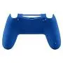 eXtremeRate Soft Touch Blue Back Housing Case Cover Bottom Shell, Game Improvement Replacement Parts for Playstation 4 PS4 Slim Pro Controller JDM-040, JDM-050 and JDM-055
