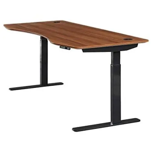 ApexDesk Elite Series 60'' W Electric Height Adjustable Standing Desk, Red Apple Top, Black Frame ApexDesk Elite Series 60'' W Electric Height Adjustable Standing Desk, Red Apple Top, Black Frame