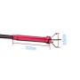 Claw Magnetic Pickup Tool Grabber Tool Grab Tool Four Claw Magnetic Pickup Tool Reverse Tool Magnetic Fixture Tool Can be Fixed into Different Shapes(red)