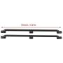 Zouminy Body Shell Left/Right Metal Handrail for 1/10 Scale RC Crawler Car Upgrade Accessory (135cm)