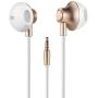 Wired in-Ear Earphones, 3.5mm Metal Housing Earbuds Headphones Best Bass Stereo Headset Compatible with iPhone 6s 6 5s Se 5 5c 4s Plus