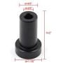 ZEKOO (4 PCS with Screws)Sliding Barn Door Hardware Longer Washer Assemblies Connecting Device Metal Steel Track Connector 2 inches Spacer Use for Door-Frame