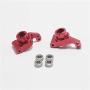 Essenc Upgrade Parts for WLtoys 1: 14 144001 RC Car Metal Steering Swing Arm Base C Rear Hub Seat Servo Pull Rod,Red