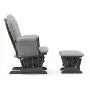 StorkCraft Hoop Glider and Ottoman Cushions, Gray w/Light Gray StorkCraft Hoop Glider and Ottoman Cushions, Gray w/Light Gray