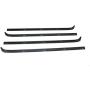 Make Auto Parts Manufacturing Set of 10 Door Weatherstrip Seal Window Sweep Glass Run Channel Kit For Dodge D250 D350 W250 W350 1981 82 83 84 85 86 87 88 89 90 91 92 1993