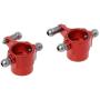 Facibom Metal Upgraded Parts Steering Cup Swing Arm Shock Absorber Plate Set for P929 P939 K969 K979 K989 K999 1/28 RC Car,Grey