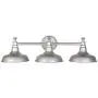 Design House 520312 Kimball Industrial Farmhouse Indoor Wall Light with Metal Shade, Vanity, Galvanized