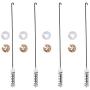 Updated W10780048 Washing Machine Suspension Rods, Compatible with Whirlpool Kenmore Amana Maytag, WTW4800XQ2, WTW4800XQ4 (Picture 7 is Fit Models )