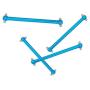 GINIHUIFISH 4pcs Metal Dog Bone Drive Shafts for WLtoys A959 A969 A979 K929 1:18 RC Car Monster Truck Parts Replacement Blue