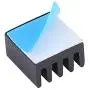Awxlumv 10 pcs Small Heat Sinks 9 x 9 x 5 mm Aluminum Heatsink with Thermal Conductive Double Sided Tape for Cooling GPU IC Chips VRAM VGA RAM Awxlumv 10 pcs Small Heat Sinks 9 x 9 x 5 mm Aluminum Heatsink with Thermal Conductive Double Sided Tape for Cooling GPU IC Chips VRAM VGA RAM