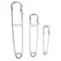 6 PCS 4 Inch Large Electroplating Alloy Bright Metal Safety Pins Scarves Buckle Shawl Clip Jewelry Brooch DIY Accessories for Clothing Locking Ornament Color Random