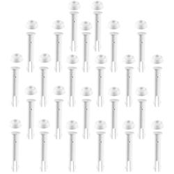 Blasoul Plastic Pool Joint Pins (24 pcs) for Intex 10ft-12ft (2016 Season & After) & 13ft-24ft (2015 Season & Before) Metal Frame Pools with Extra 24 pcs Rubber Seals Pool Replacement Parts
