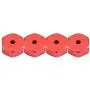 Dilwe RC Car Hex Hub Adapter, 4 Pcs Aluminium Alloy 6mm to 12mm Wheel Hex Hub Adapter for WPL 1634 RC Truck RC Spare Part Accessory (Red) Dilwe RC Car Hex Hub Adapter, 4 Pcs Aluminium Alloy 6mm to 12mm Wheel Hex Hub Adapter for WPL 1634 RC Truck RC Spare Part Accessory (Red)