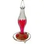 Hummingbird Feeder Durable Metal & Bottle Antique Glass Attract More Hummers to Your House & Outdoor Garden Features 4 Red Flower Feeding Ports It Has 13 Ounces Capacity Hummingbird Feeder Durable Metal & Bottle Antique Glass Attract More Hummers to Your House & Outdoor Garden Features 4 Red Flower Feeding Ports It Has 13 Ounces Capacity