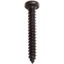 Small Parts 1020APPB Steel Sheet Metal Screw, Black Oxide Finish, Pan Head, Phillips Drive, Type A, #10-12 Thread Size, 1-1/4'' Length (Pack of 100)