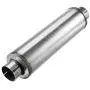 Upower 4'' Inlet Diesel Exhaust Muffler 7'' x 24'' Body 30'' Whole Length XS2772 - Straight Through Stainless Steel Welded On Resonator Muffler Upower 4'' Inlet Diesel Exhaust Muffler 7'' x 24'' Body 30'' Whole Length XS2772 - Straight Through Stainless Steel Welded On Resonator Muffler