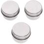 3 Piece Single Dipper Palette Cups Stainless Steel Palettes Container Cup with Clip and Lid fit for Drawing