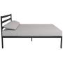 Zinus Mia Modern Studio 14 Inch Platform 1500H Metal Bed Frame With Headboard, King,AZ-ASMPH-15K,Black