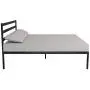 Zinus Mia Modern Studio 14 Inch Platform 1500H Metal Bed Frame With Headboard, King,AZ-ASMPH-15K,Black