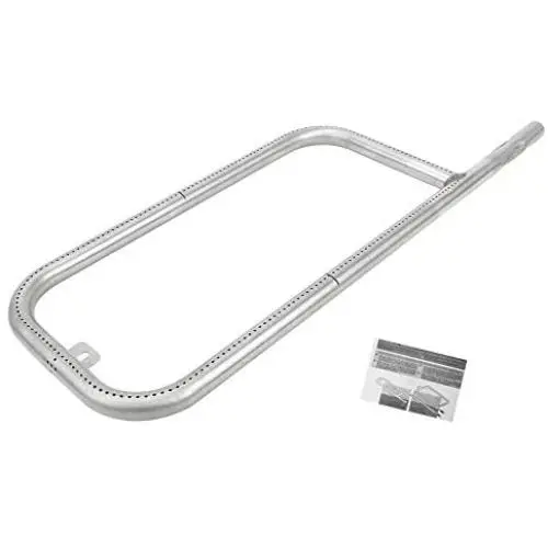 QuliMetal 41862 Grill Burner for Weber Q200, Q220, Q2000 Q2200, 396000, 396001, 396002, 566002, 53060001, 54060001, Grill Burner Tube Pipe Part for 69956/60041, 304 Stainless Steel, 20.5 Inch