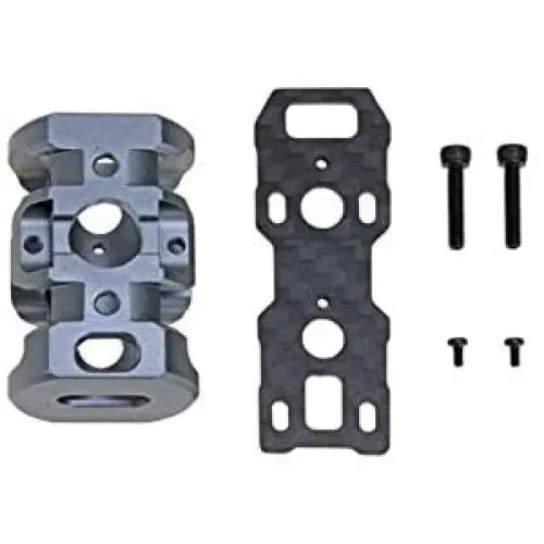 HUANRUOBAIHUO Drone Quadcopter Accessories DIY Frame Part Metal Aluminium Alloy Ultra Light 16mm Motor Mount Kit Quadcopters Accessories (Color : Black)