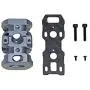 HUANRUOBAIHUO Drone Quadcopter Accessories DIY Frame Part Metal Aluminium Alloy Ultra Light 16mm Motor Mount Kit Quadcopters Accessories (Color : Black)