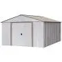 Arrow Oakbrook High Gable Steel Storage Shed, Eggshell/Taupe, 10 x 14 ft. Arrow Oakbrook High Gable Steel Storage Shed, Eggshell/Taupe, 10 x 14 ft.