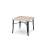 Delta Children Bistro Kids Play Table with 2-Piece Chair Set | Navy with Driftwood | Ideal for Arts & Crafts, Snack Time, Homeschooling, Homework & More
