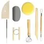 AIBER 8 Pcs Ceramic Clay Tools Set, Clay Wax Pottery Tool Kit Ceramics Wax Carving Sculpting Modeling Tools Ceramic & Pottery Tools Pottery Molding Tools AIBER 8 Pcs Ceramic Clay Tools Set, Clay Wax Pottery Tool Kit Ceramics Wax Carving Sculpting Modeling Tools Ceramic & Pottery Tools Pottery Molding Tools