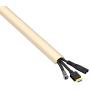 D-Line Beige Medium Cord Cover Kit, 13FT Self-Adhesive Wire Hider, Cable Raceway to Hide Wires on Wall, Cable Management - 4 x 39in Lengths and Accessories
