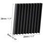 uxcell Electronics Cooler Heatsink for MOS GPU IC Chip Black 28 x 28 x 3 mm 10pcs