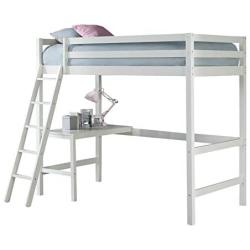 Hillsdale Furniture Caspian Twin Loft Bed, White