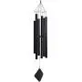 Music of the Spheres - Mongolian Bass, Large Handcrafted Wind Chime, Precision Tuned, Weather-resistant Unique Outdoor Wind Chimes, 90''