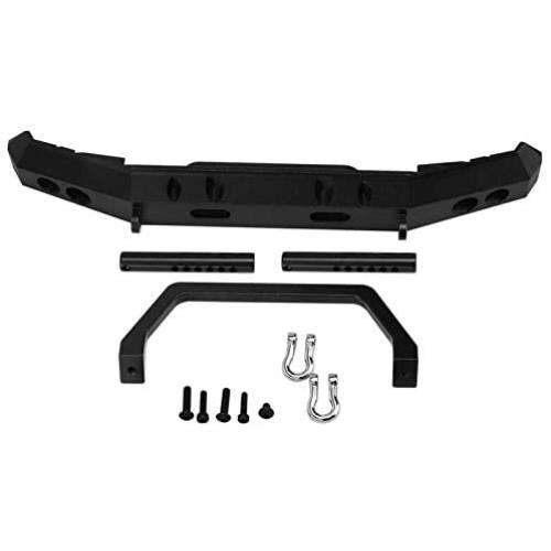 Demeras Rc Rear Bumper Aluminium Alloy Rc Front Bumper Guard Spare Upgrade Parts for RGT 1/10 Truck Overland Rock Cruiser EX86100