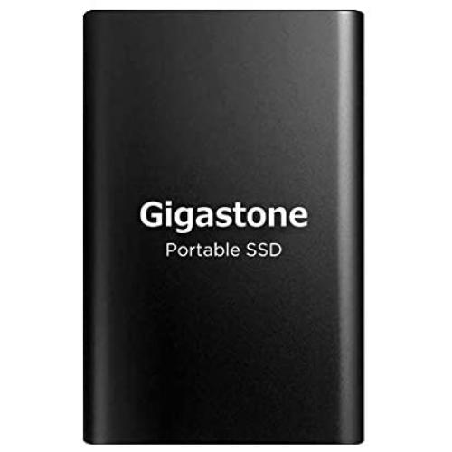 Gigastone 1TB External SSD USB 3.1 Type C, Read Speed up to 550MB/s, 3D NAND, Ultra Slim Metal Portable Solid State Drive, for PC Laptop Mac Windows Linux Android PS4 Xbox One Smart TV