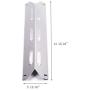 Stainless Steel Heat Plate for 146.34611410 146.23679310 146.46372610 146.34461410 146.23678310 146.29162310 146.23680310 146.30213510, Heavy Duty Heat Shield, Flame Tame