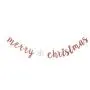 Rose Gold Glitter Merry Christmas Banner-Great for Christmas Party Decor- Holiday Home Mantle Fireplace Party Decorations Rose Gold Glitter Merry Christmas Banner-Great for Christmas Party Decor- Holiday Home Mantle Fireplace Party Decorations