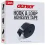 Denser 1 Inch Hook and Loop Tape Sticky Back - 5.5 Yards (16.5 Feet) - Strips Adhesive Heavy Duty Black Roll (1 inch 16.5 ft)