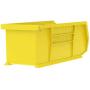 Akro-Mils 30224 AkroBins Plastic Storage Bin Hanging Stacking Containers, (11-Inch x 4-Inch x 4-Inch), Yellow, (12-Pack) (30224YELLO)