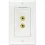 Mediabridge Speaker Wall Plate w/Binding Posts (1 Pair) - Limited TIME Offer: Free Low Voltage Metal Mounting Bracket (1-Gang) - Binding Post 2-Piece Inset Wall Plate for 1 Speaker (Part# WP1-BPX1) Mediabridge Speaker Wall Plate w/Binding Posts (1 Pair) - Limited TIME Offer: Free Low Voltage Metal Mounting Bracket (1-Gang) - Binding Post 2-Piece Inset Wall Plate for 1 Speaker (Part# WP1-BPX1)